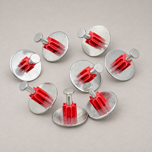 Gun Nail with Red Washer