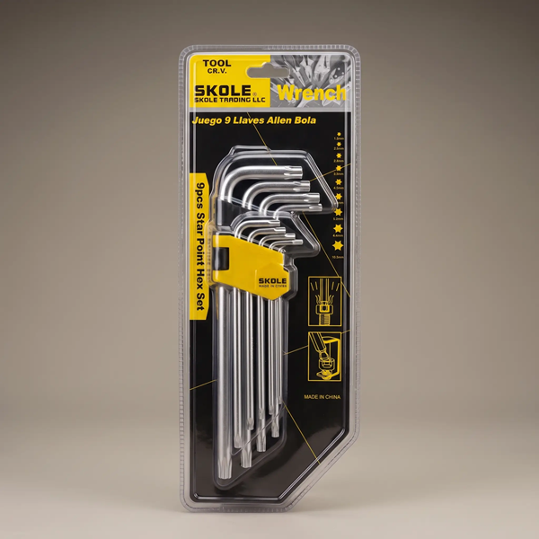 Skole 9PCS Star Point Hex Set product image