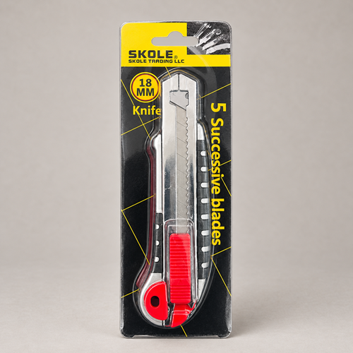 Skole knife 18mm 5 successive blades